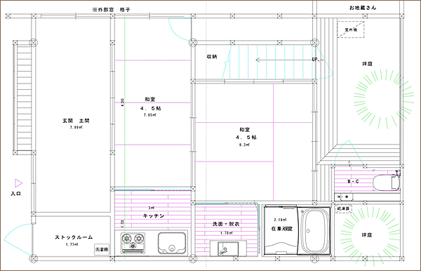 １階の間取り